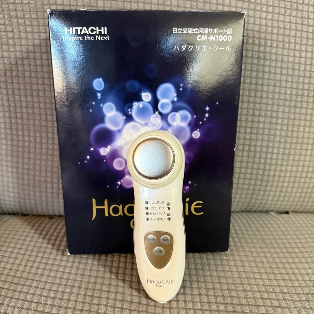 Hitachi Hada Crie Cool CM-N1000 Facial Moisturizer Cleaning Device Made In Japan
